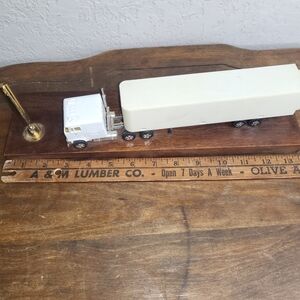 Desktop Pen Or Pencil Holder  Truck Collectible Attached  Semi
